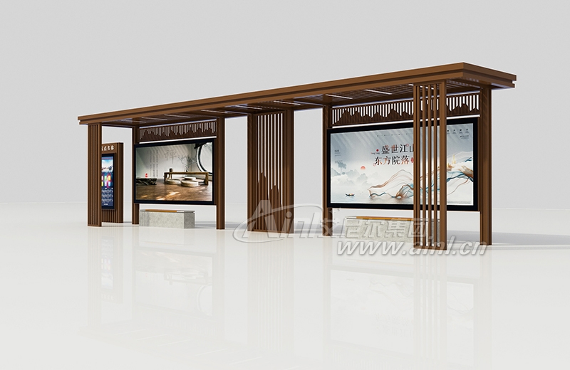 仿古候车亭AN-34